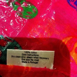 Pink skeleton scarf 70x35